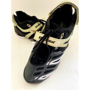 Babolat Tennis Shoes Mens 10 Black Michelin Sole Court Athletic Sneakers French